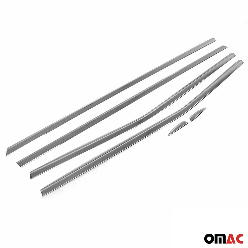 Baguettes pour contour latérales pour Renault Megane IV 2016 inox chrome
