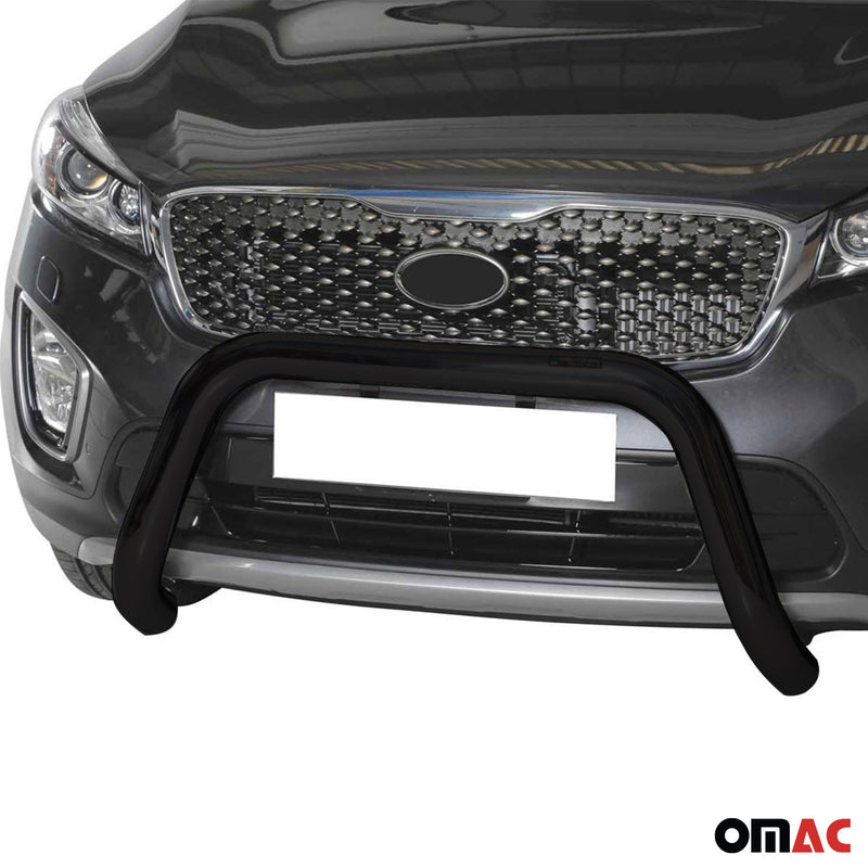 Pare-buffle Avant pour Kia Sorento 2014-2017 76 mm en Acier Noir