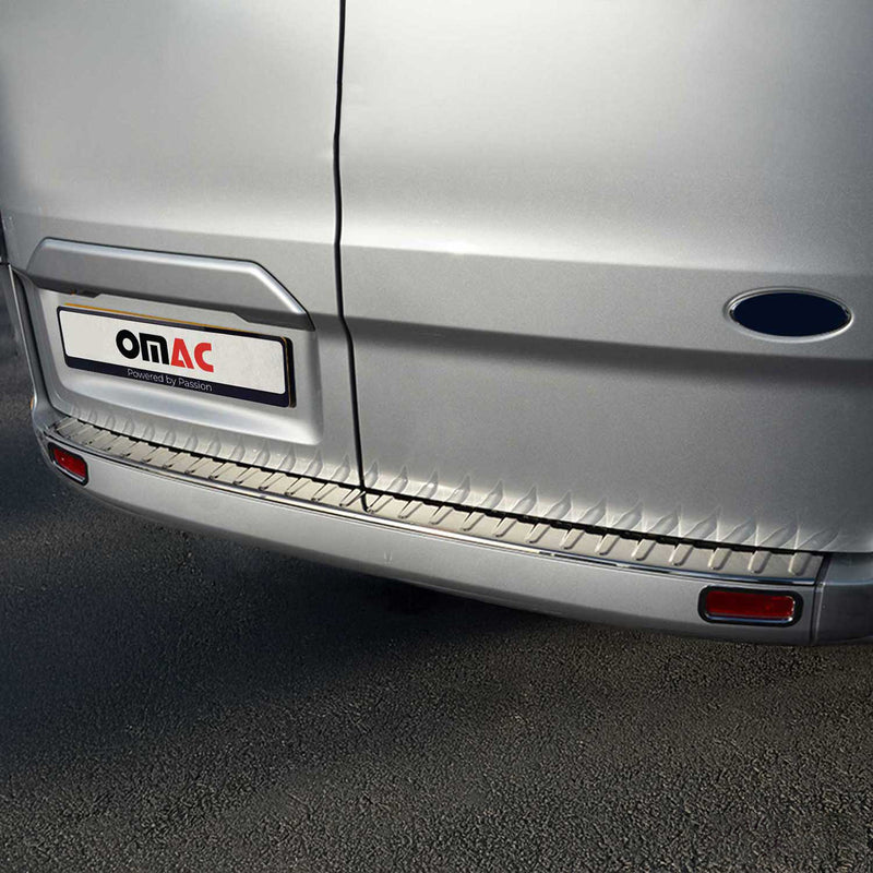 Protection Seuil de Pare-chocs Arriére Pour Ford Tourneo Custom 2013-2022 Acier Inox
