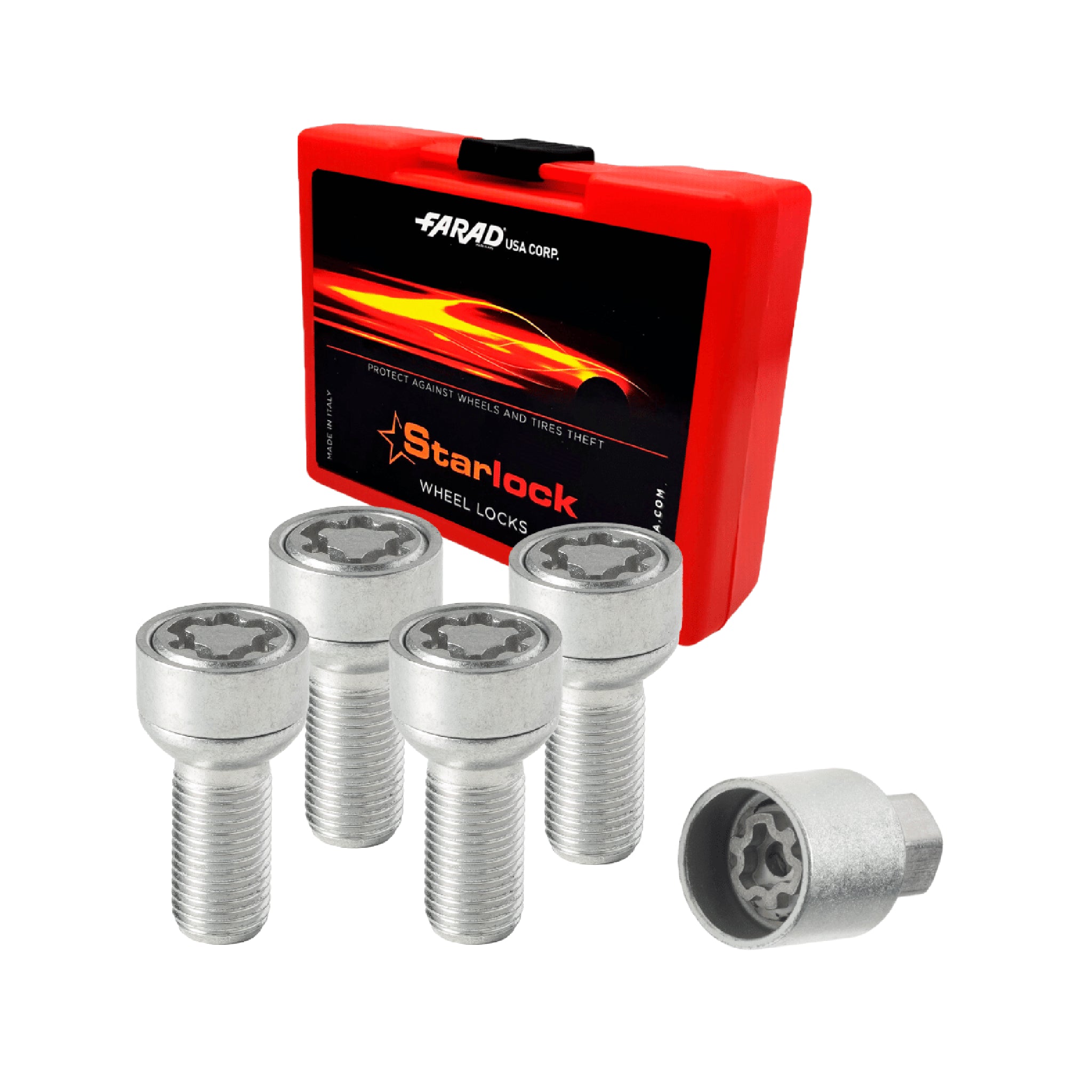 Vis de roue antivol pour Ssangyong Korando dès 2010 Gris lot de 4 M12X1,5