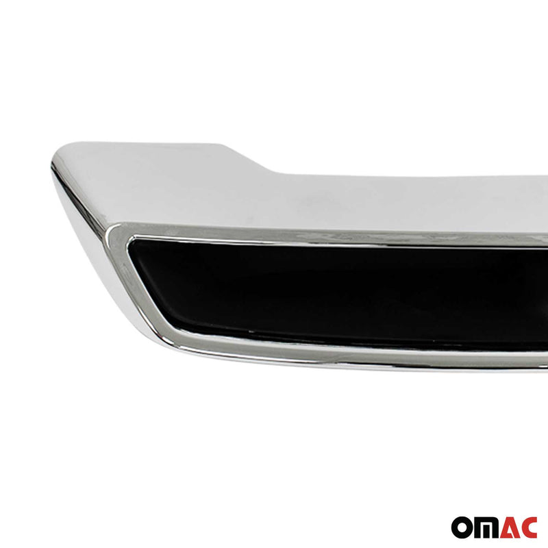 Cadre d'échappement pour Peugeot 3008 2016-2020 ABS Chrome Brillant 2Pcs