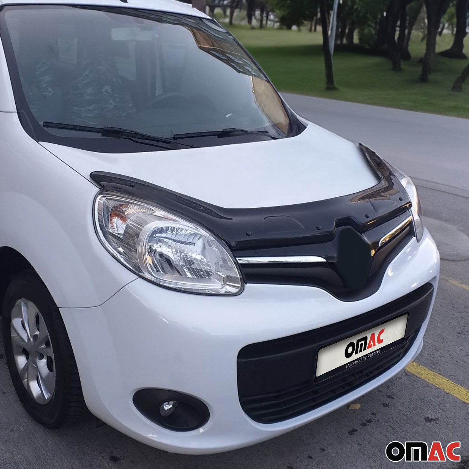 Deflecteurs d'air capot de voiture pour Renault Kangoo 2012-2021 Acrylique Noir