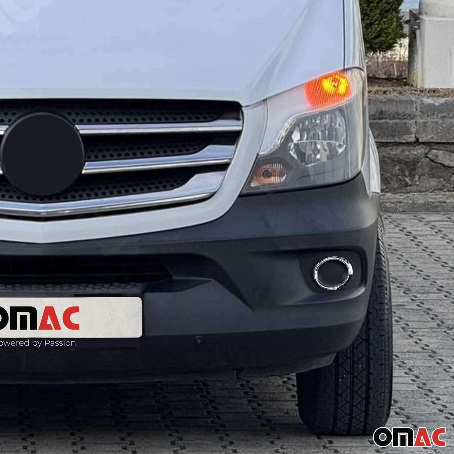 Cadres de Feu Antibrouillard Mercedes-Benz Sprinter W906 2013-2018 Inox Chromé