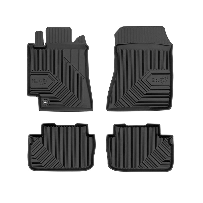 Tapis de Sol de Voiture No.77 pour Lexus IS 200 I Break 1998-2005 TPE Noir 4Pcs