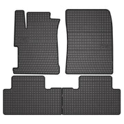 OMAC Tapis de Sol pour Honda Civic 2011-2016 Caoutchouc Noir
