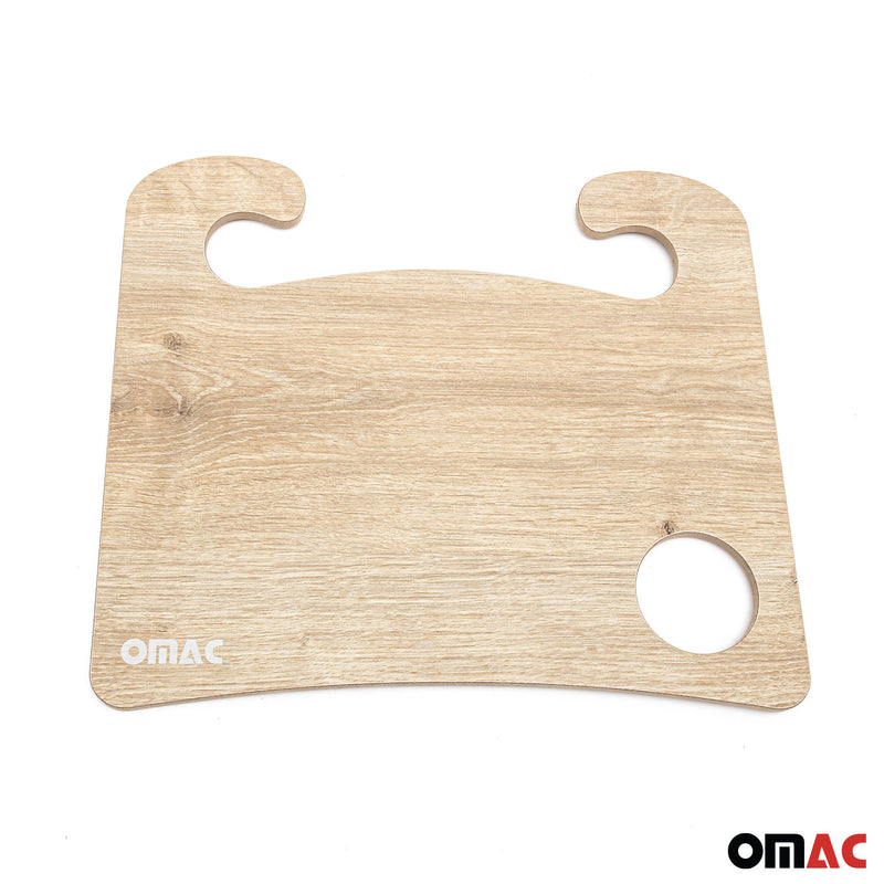 Table de volant de voiture en bois avec plateau de travail pratique en hêtre