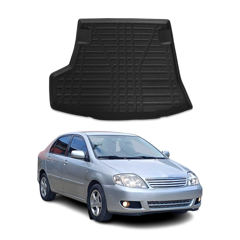 Tapis de Coffre pour Toyota Corolla Berline 2007-2013 TPE Noir 1PC