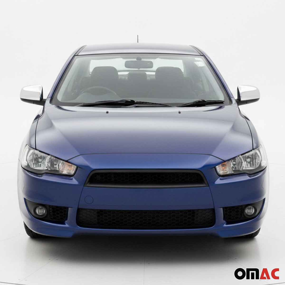 Coques de Rétroviseurs pour Mitsubishi Lancer 2008-2017 en Acier Chromé Argent