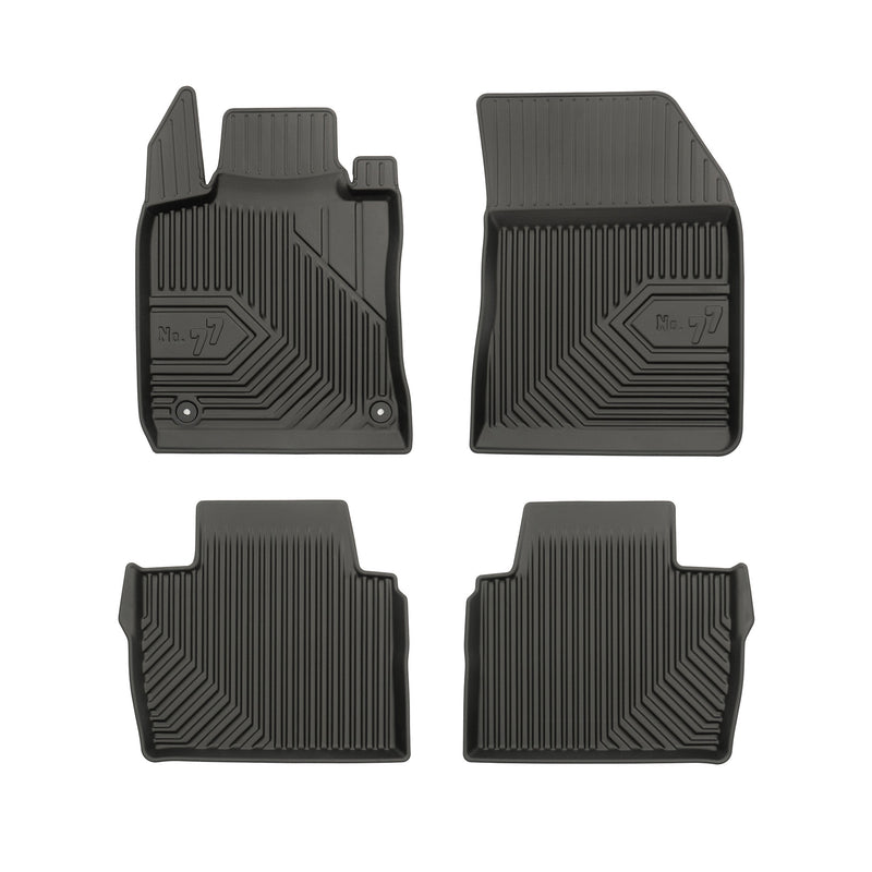 Tapis de Sol de Voiture pour Peugeot 508 II 2018-2025 TPE Imperméable Noir 4Pcs