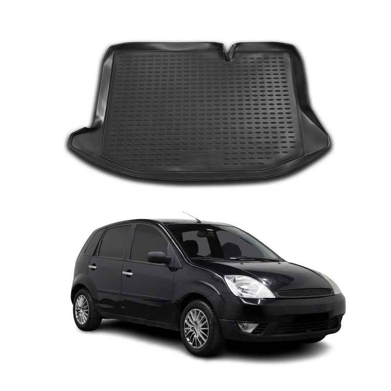 Tapis de Coffre pour Ford Fiesta 2001-2008 TPE Noir
