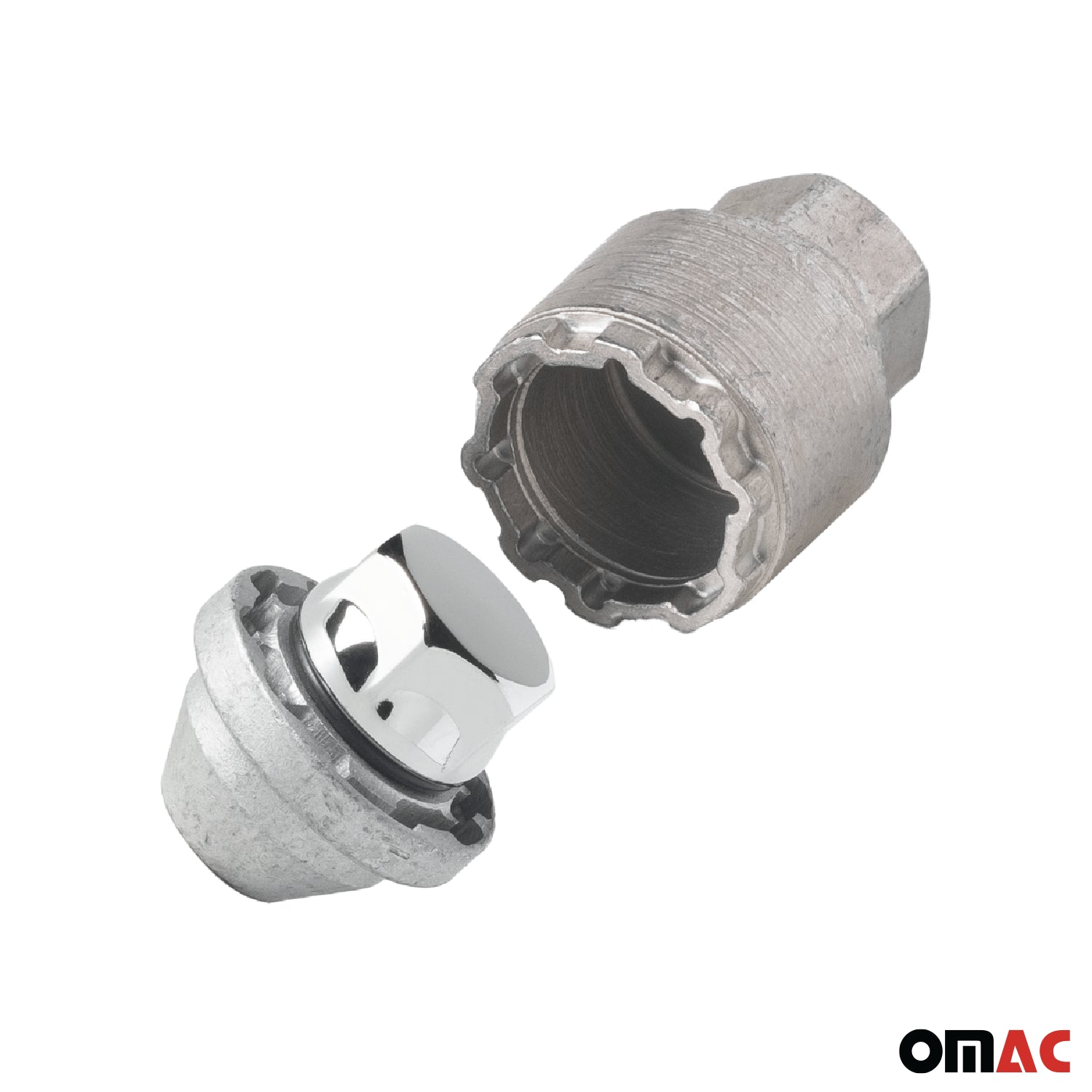 Vis de roue antivol pour Hyundai Coupe / Tiburon 1996-2001 Gris lot de 4 M12X1,5