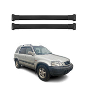 Barres de toit transversales pour Honda CR-V mk1 1995-2001 Aluminium Noir 2x