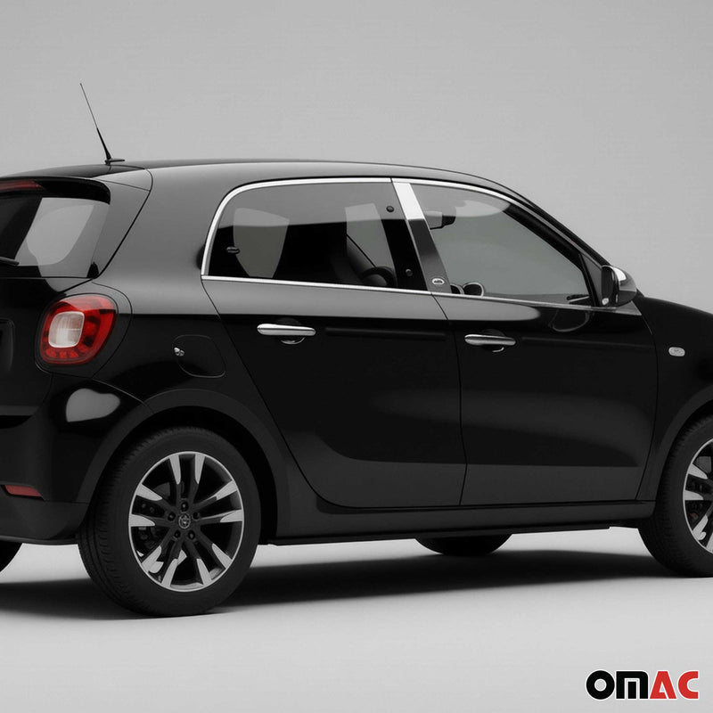 Couverture de poignée de porte pour Renault Megane 2008-2016 en Acier Inox 8Pcs