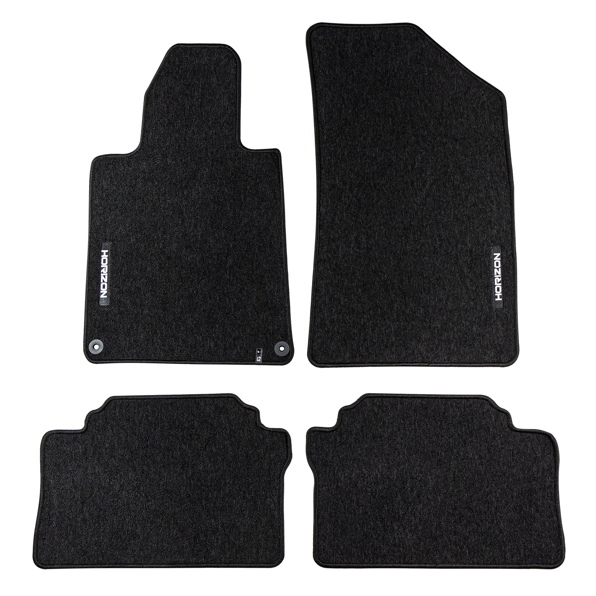 Tapis de Sol de Voiture pour Peugeot 508 I 2010-2018 Velours Imperméable 4Pcs