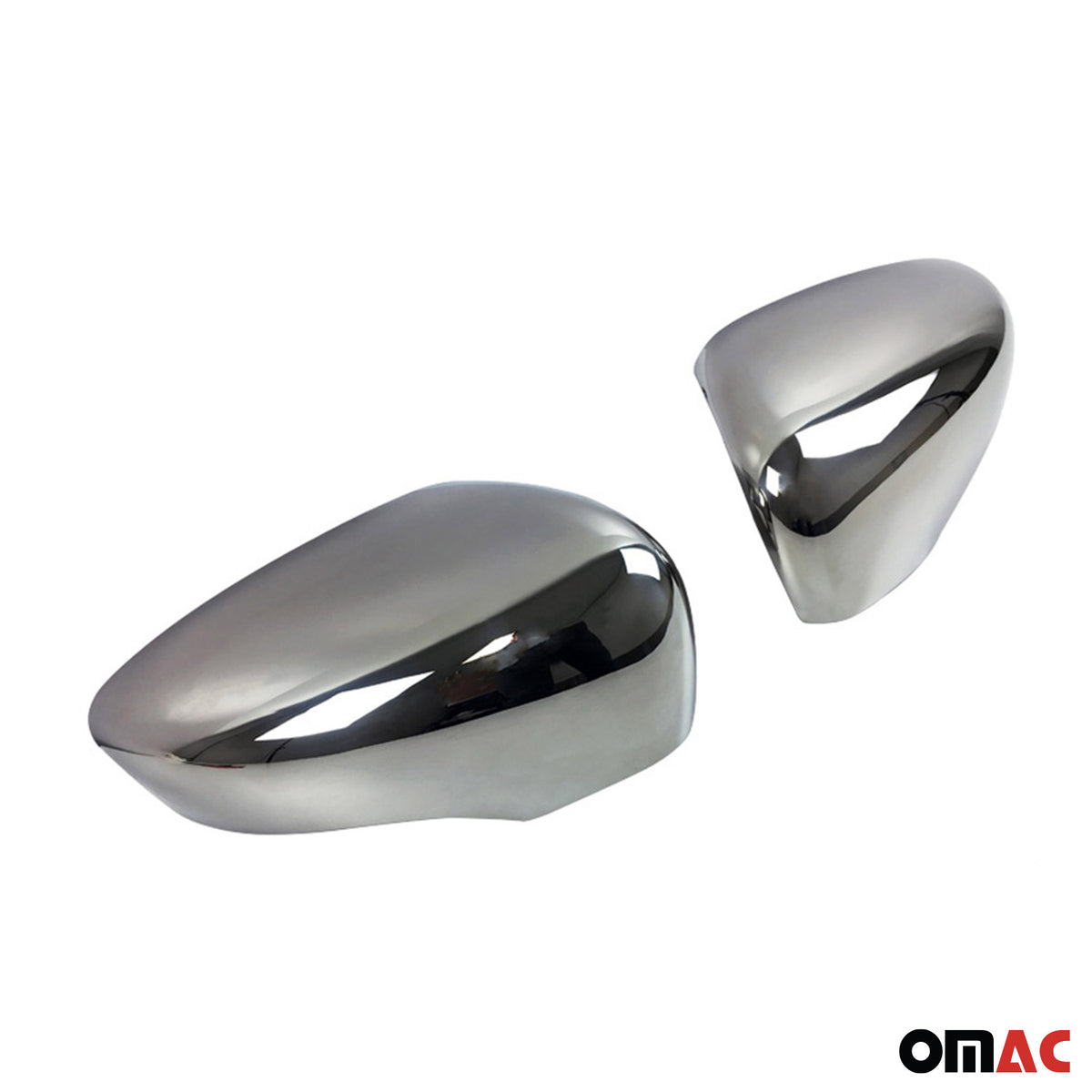 Coque de rétroviseur pour Renault Captur 2019-2026 en chrome ABS