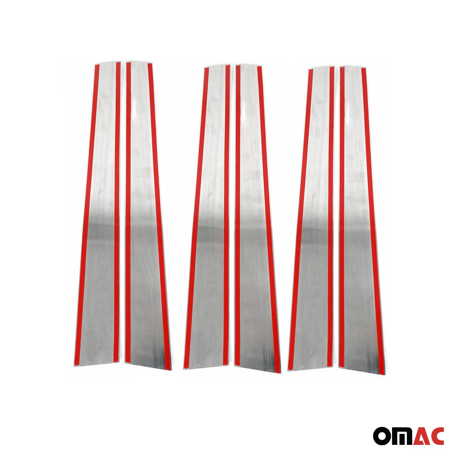 Couverture Garniture de pilier B pour Ssangyong Grand Musso 2018-2021 inox 6Pcs