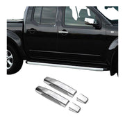 Couverture de poignée de porte pour Nissan Navara 2005-2015 2 Portes Acier Inox
