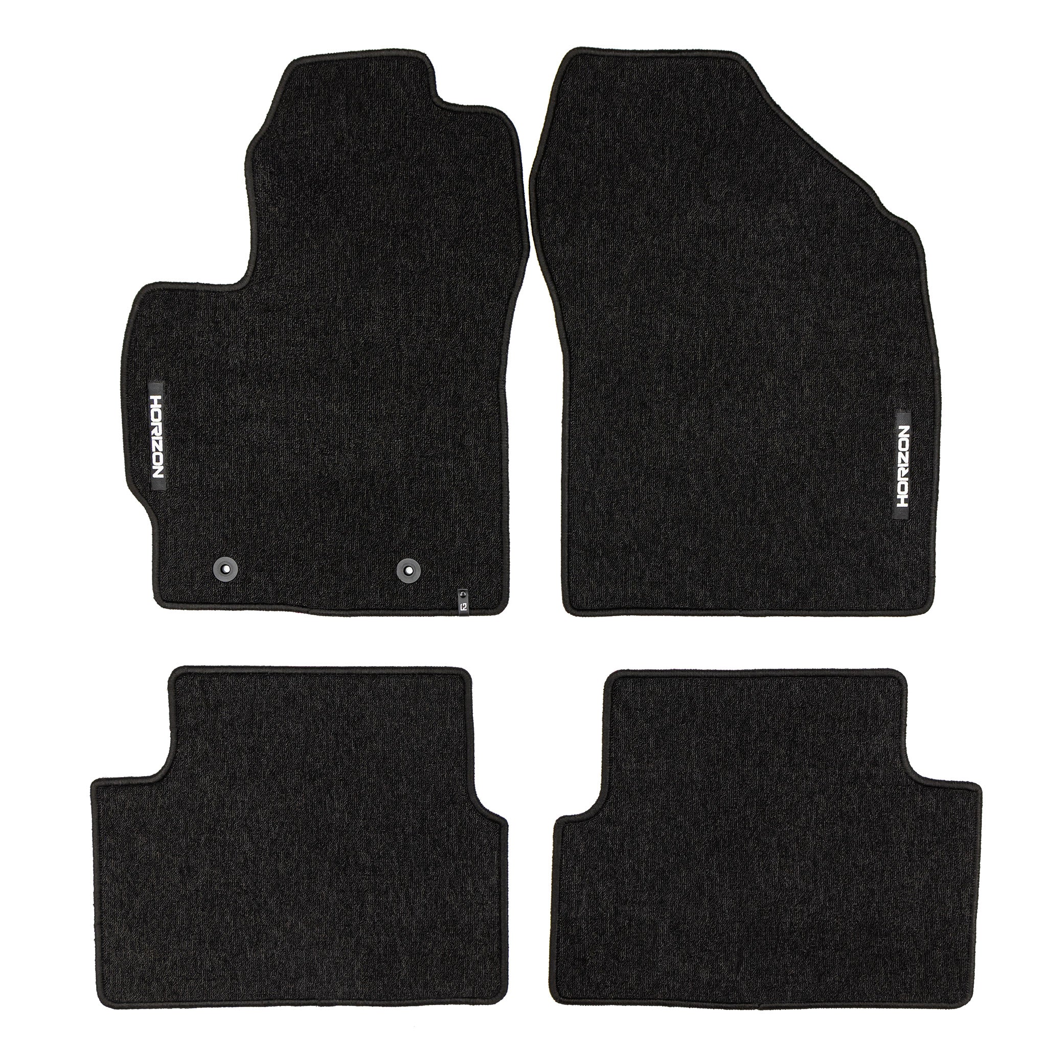 Tapis de Sol de Voiture pour Toyota Auris I 2006-2012 Velours Imperméable 4Pcs