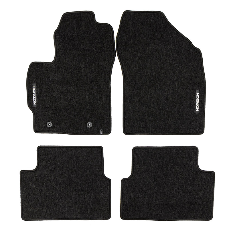 Tapis de Sol de Voiture pour Toyota Auris I 2006-2012 Velours Imperméable 4Pcs