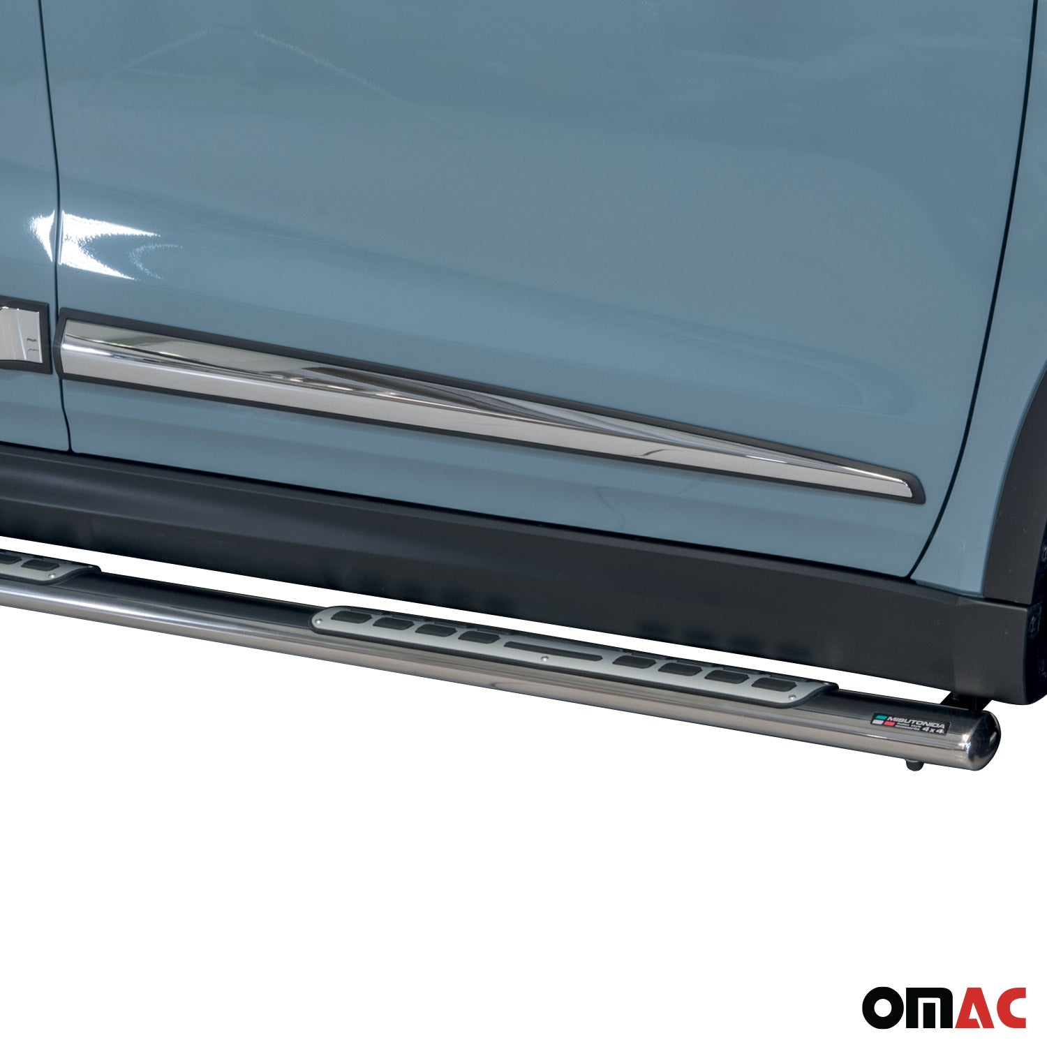 Marchepieds Latéraux pour Suzuki Vitara 2019-2026 Acier Inoxydable Argent