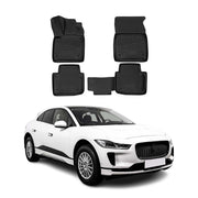 OMAC Tapis de sol pour Jaguar I-Pace 2018-2024 sur mesure en caoutchouc Noir
