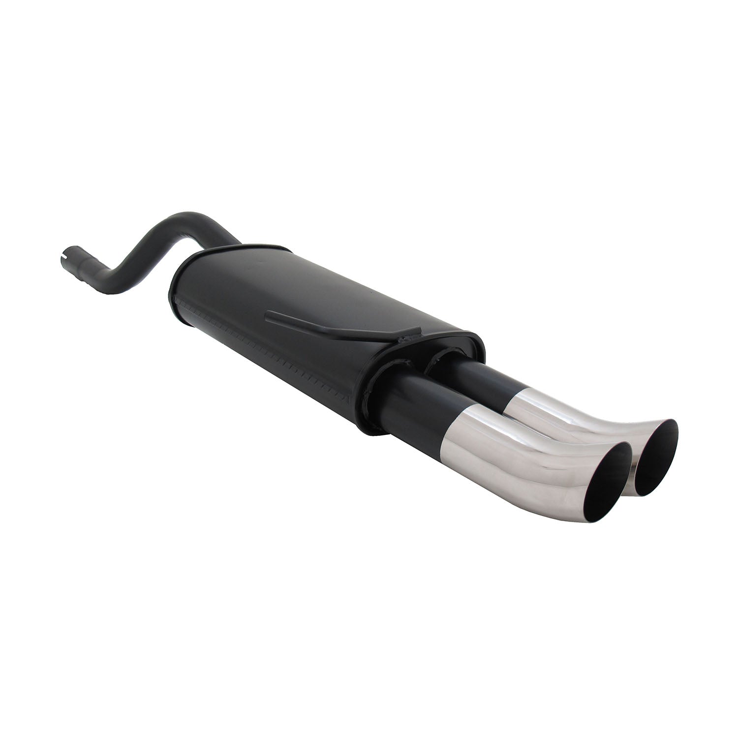 Échappement arrière sport Novus pour Renault Clio 2 2x76mm DTM avec ABE