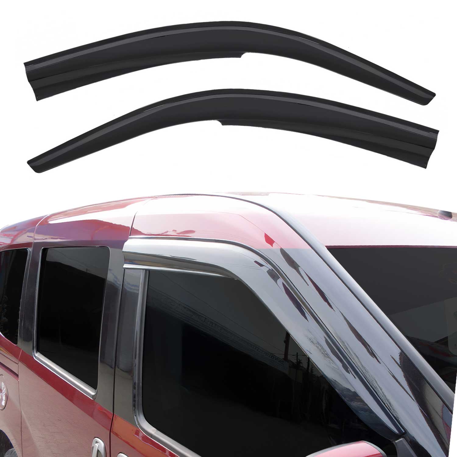 Déflecteurs de Vent pluie d'air pour Citroen Berlingo Peugeot Partner 1996-07 2x