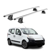 Barres de toit transversales Alu pour Citroen Nemo 2007-2017 TÜV 75 kg Gris 2Pcs
