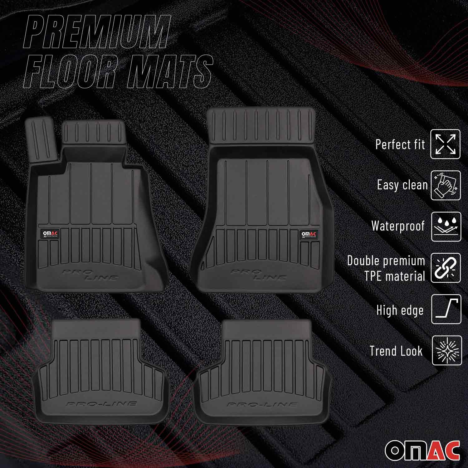 Tapis de Sol pour BMW Serie 5 G31 2017-2020 TPE Noir