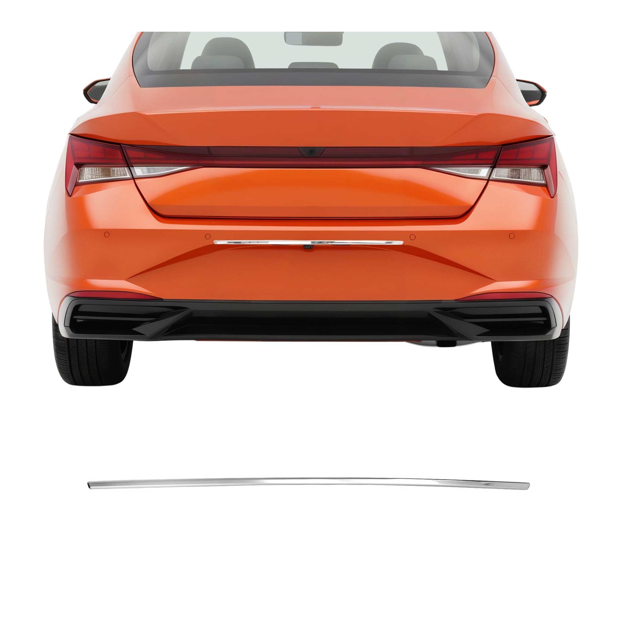 Poignée De Coffre Arrière pour Hyundai Elantra SD 2021-2025 en acier inoxydable