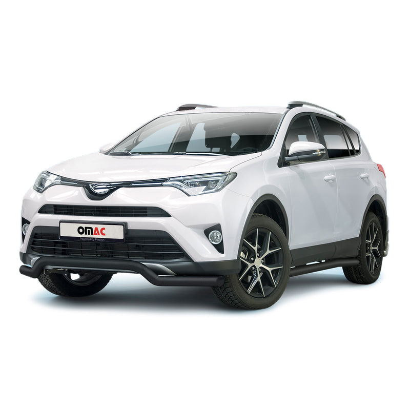 Pare-Buffle Avant Pour Toyota RAV4 2015-2018 Acier Inox Noir