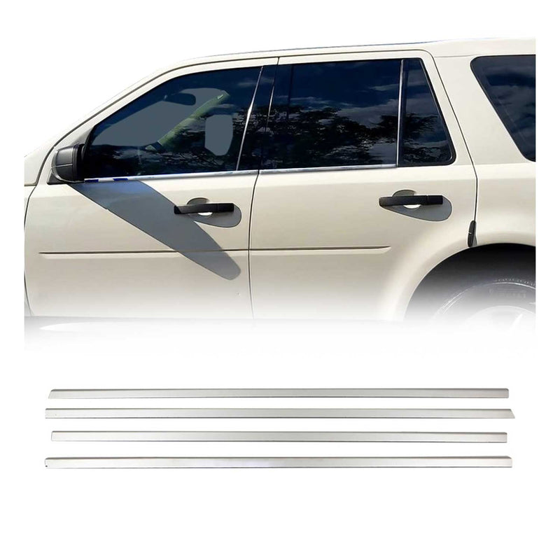 Garniture de Fenêtre pour Land Rover Freelander 2006-2015 Acier Inox 4Pcs