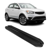 Marchepieds Latéraux pour Ssangyong Korando 2011-2019 2Pcs Aluminium Noir