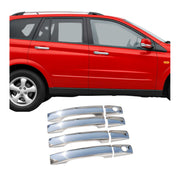 Couverture de poignée de porte pour Ssangyong Kyron 2007-2014 en Acier Inox