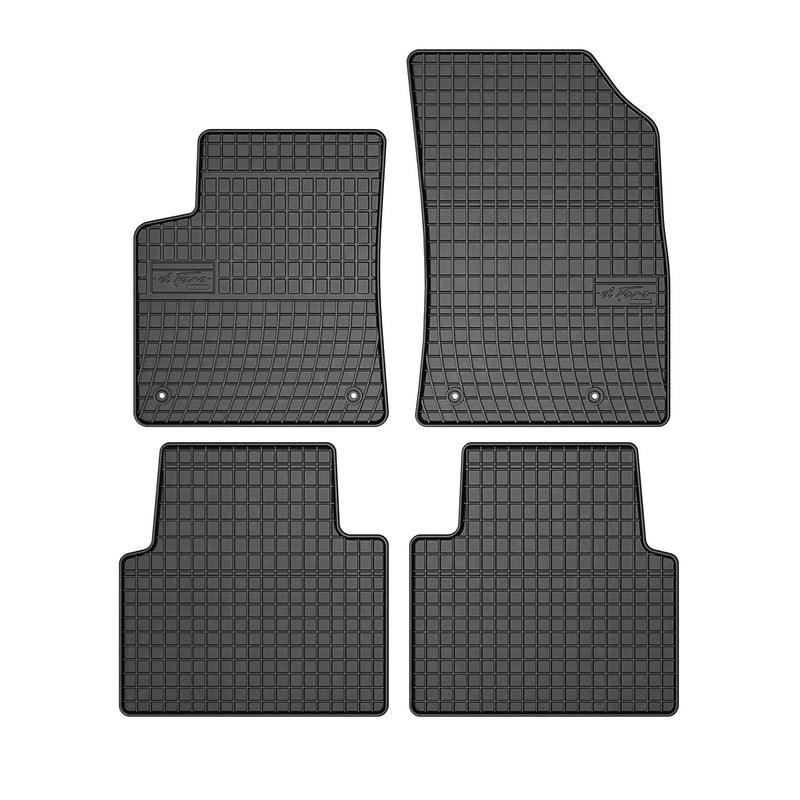 Tapis de Sol pour Opel Crossland 2017-2022 Caoutchouc Noir