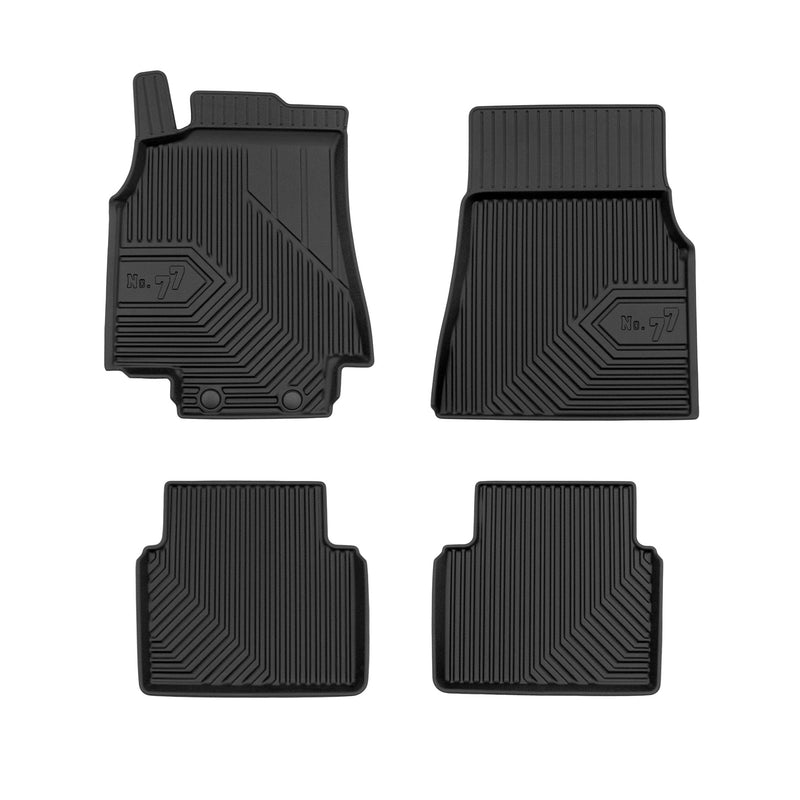 Tapis de Sol de Voiture pour Mercedes-Benz Classe B W245 2005-2011 TPE Noir 4Pcs