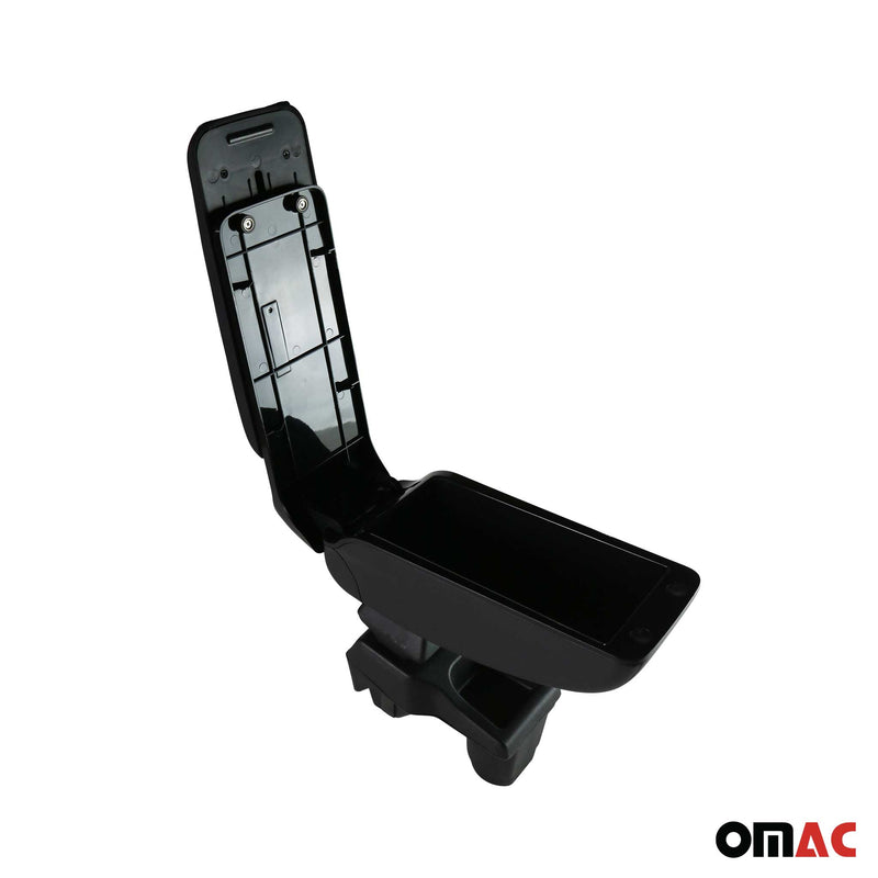 Accoudoir pour Renault Clio V HB 2019-2025 Vinyl Abs Noir Coulissant