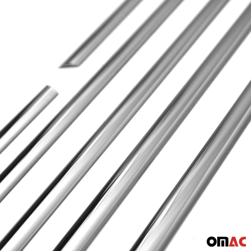 Garniture de Fenêtre pour VW Jetta Berline 2010-2018 Acier Inox Foncé 6Pcs
