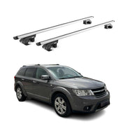 Barres de toit transversales ABE pour Fiat Freemont 2011-2016 5 P Alu Gris 2x