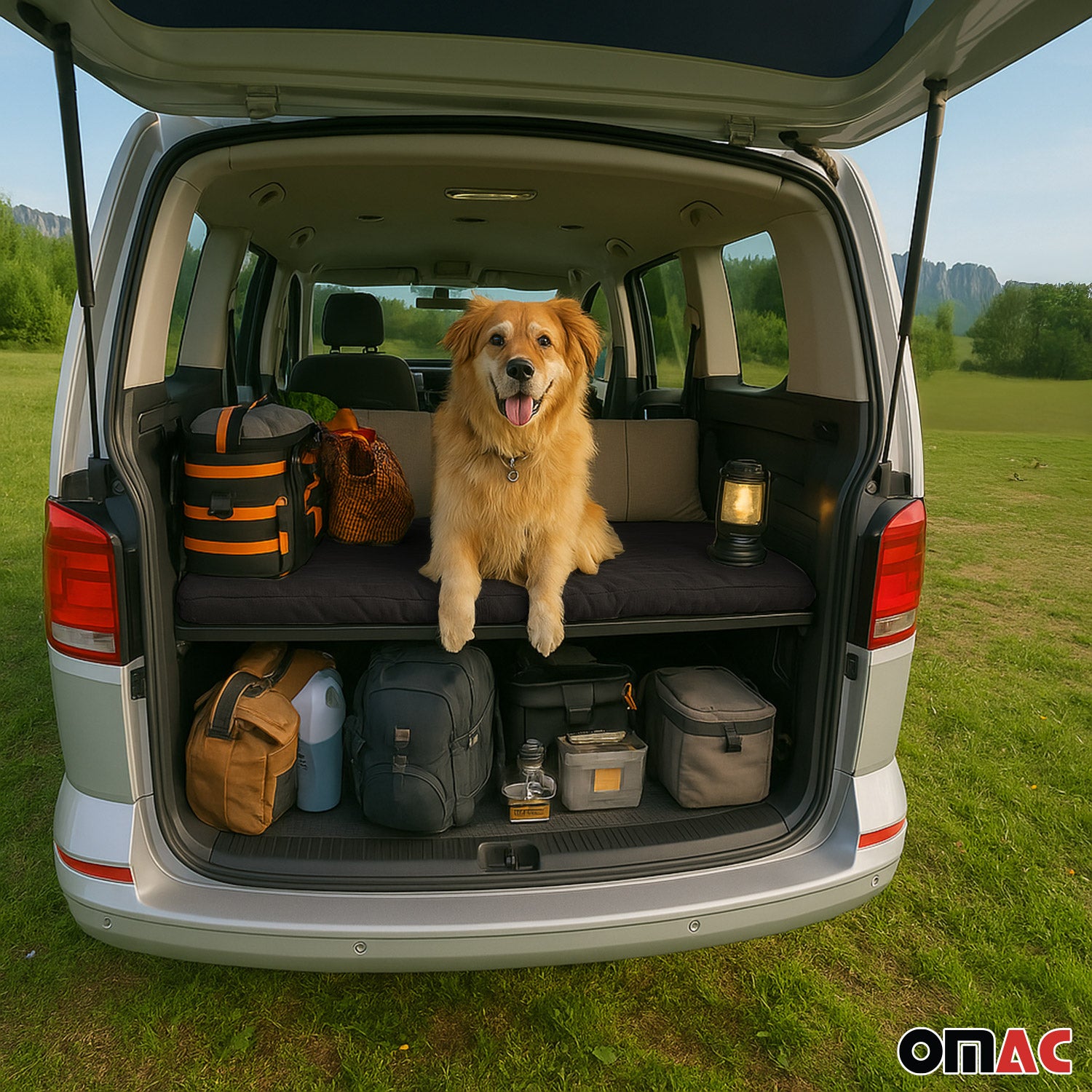 Pliable Matelas de Camping pour Ford Transit/Tourneo Custom 2023-2025 Polyester