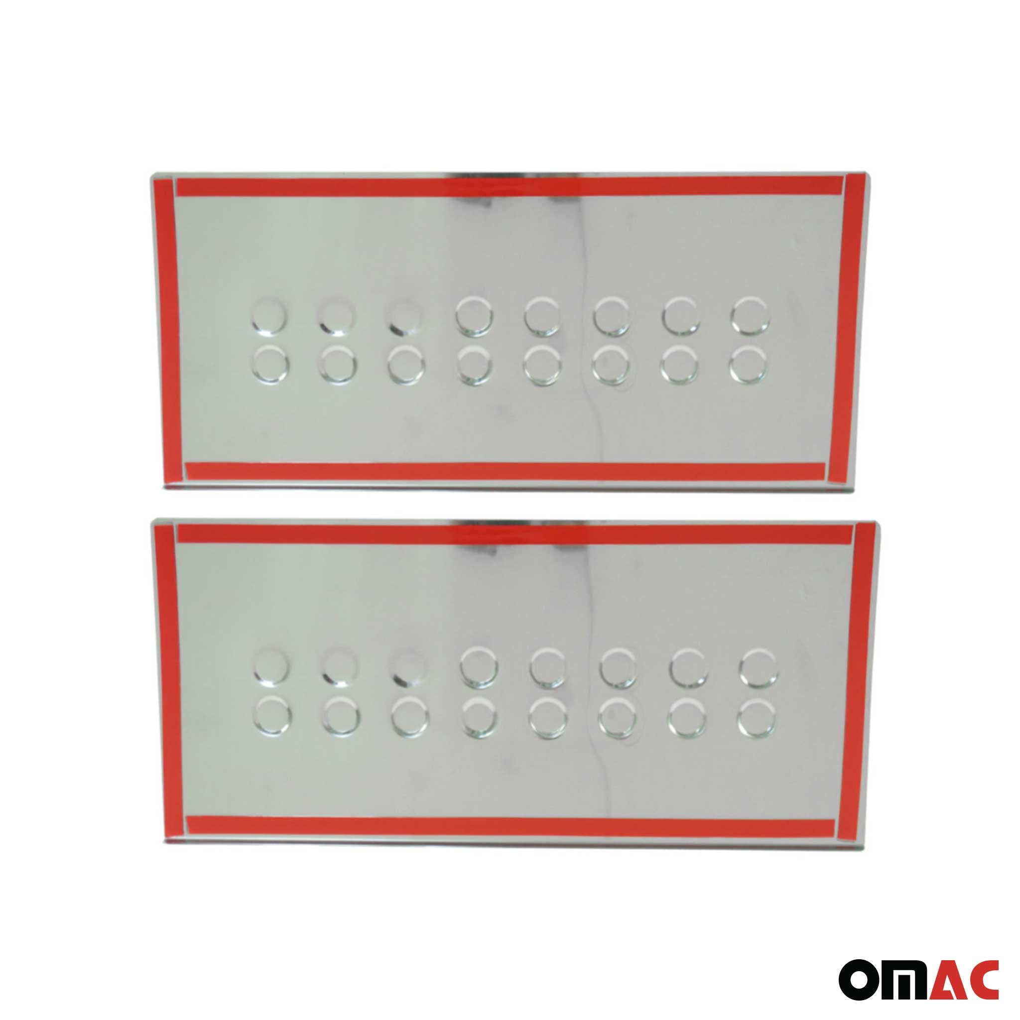 Couverture de Seuil de porte pour Citroen Jumper 2006-2026 acier inox chromé 2x