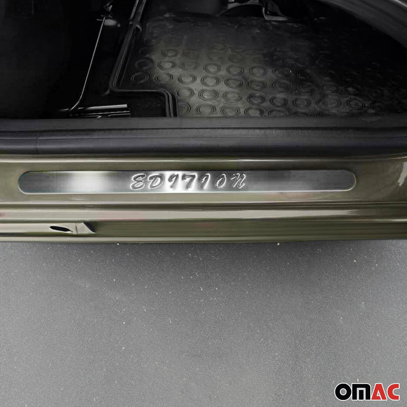 Seuils de Porte Edition 50x21 cm en acier inoxydable Chromé Universal 4x