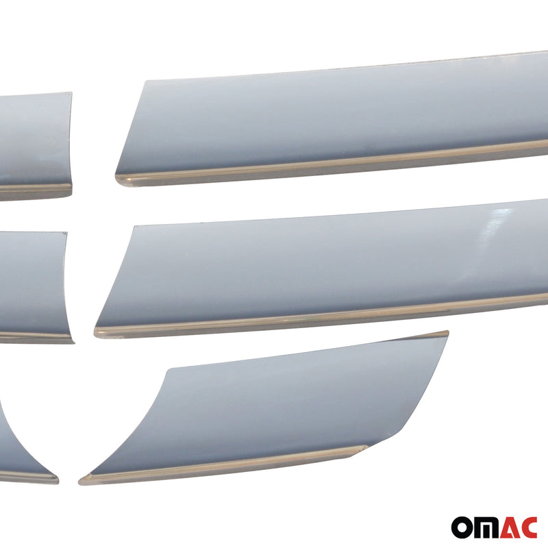 Moulure de Grille de Calandre pour Dacia Logan 2004-2008 Chromé 6Pcs