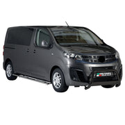 Pare-buffle Avant pour Opel Zafira Life 2019-2026 63mm en Acier Inoxydable Noir