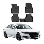 OMAC Tapis de sol pour Honda Accord mk10 2020-2022 Facelift caoutchouc Noir 4Pcs