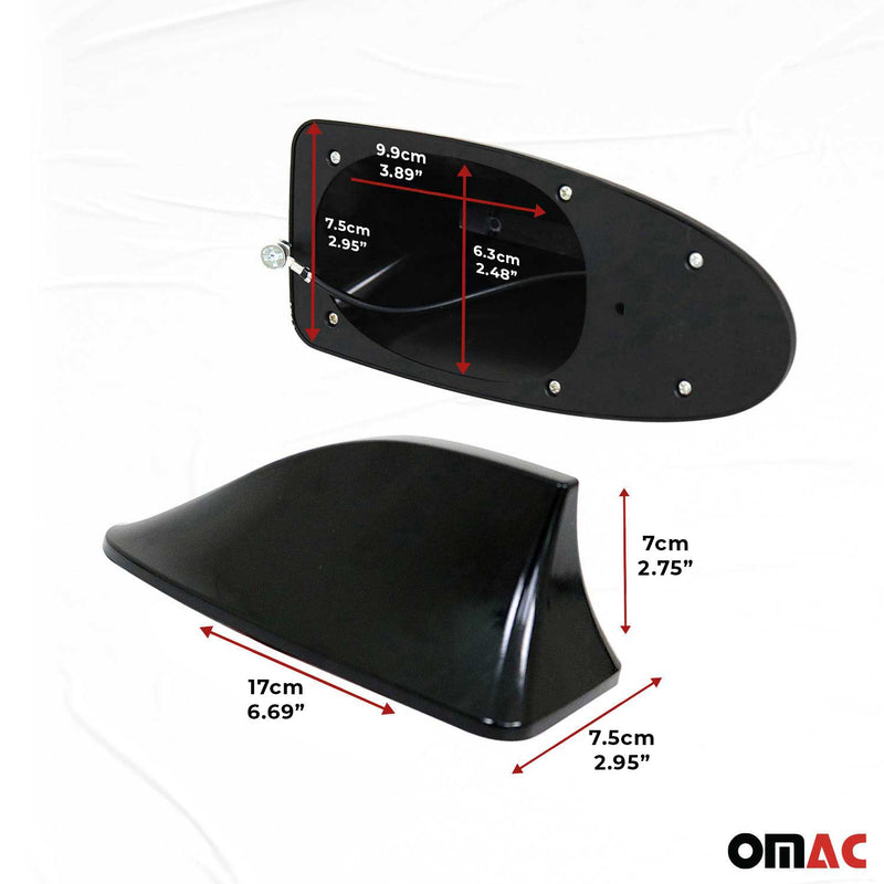 Antenne De Toit Aileron Requin pour Peugeot 3008 Radio AM/FM Noir