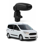 Accoudoir pour Ford Transit Tourneo Courier 2014-2024 Vinyl Abs Noir