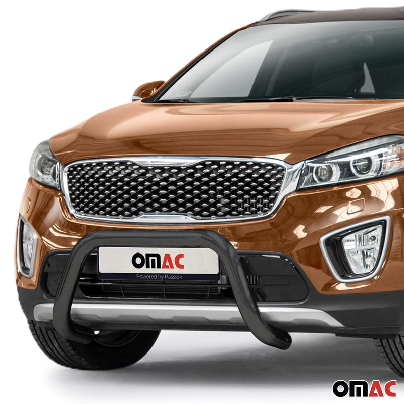 Pare-Buffle Avant Pour Kia Sorento 2015-2018 Acier Inoxydable Noir