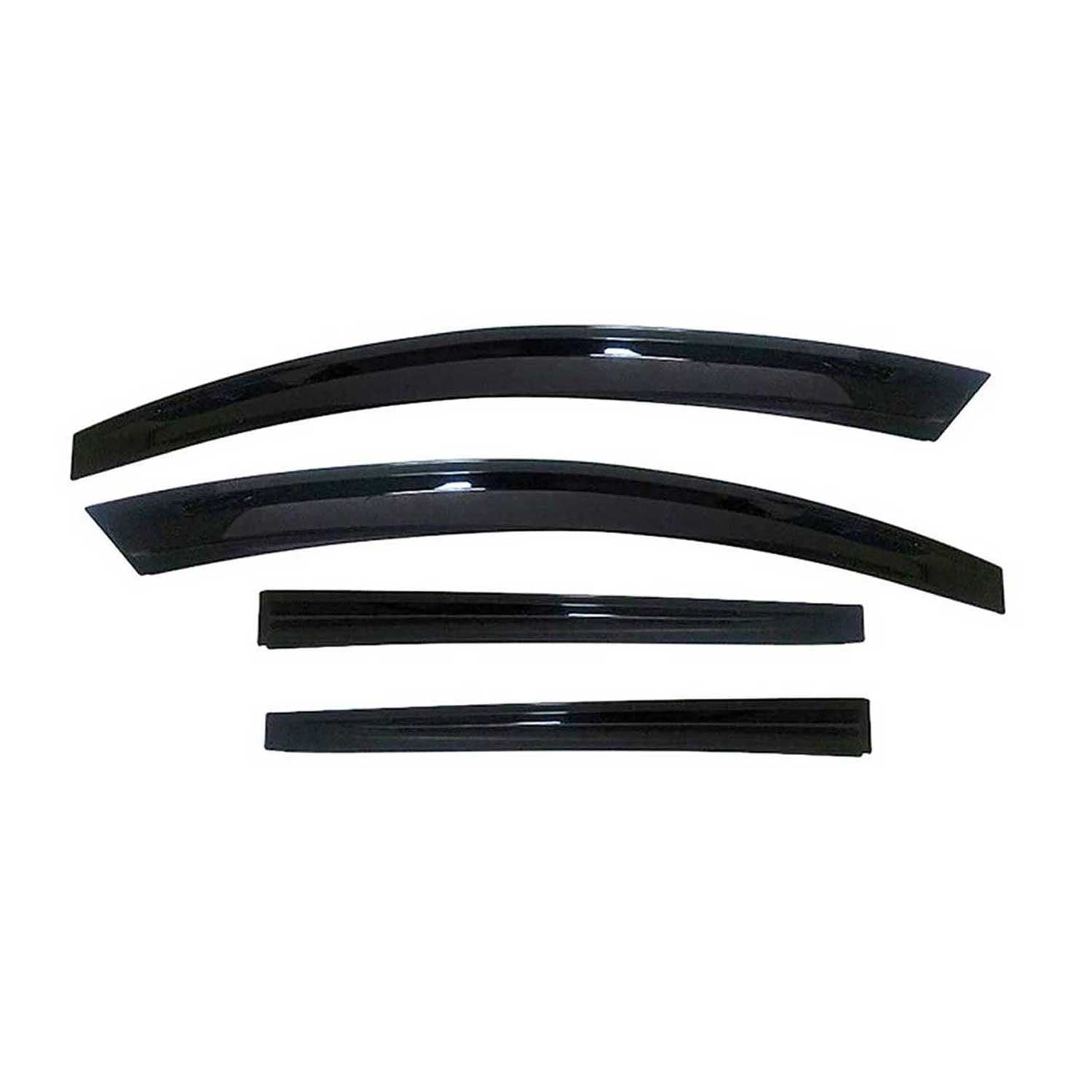 Déflecteurs de Vent pluie d'air pour Kia Sorento 2009-2014 en Acrylique Noir 4x