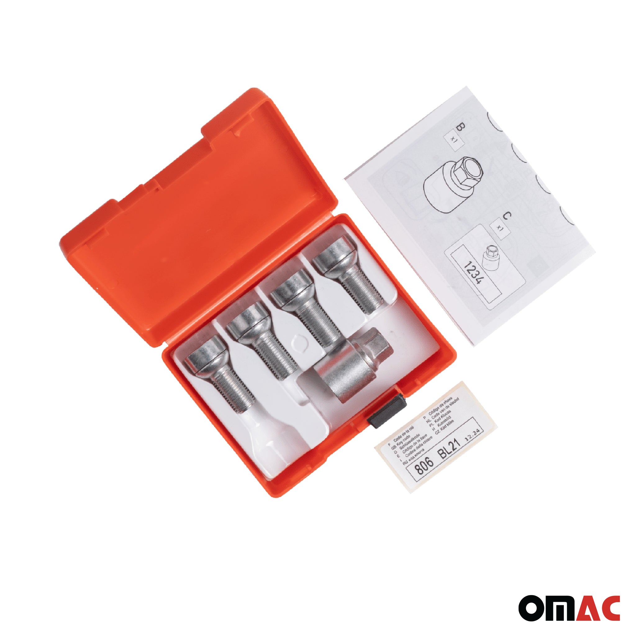 Vis de roue antivol pour Ssangyong Korando dès 2010 Gris lot de 4 M12X1,5